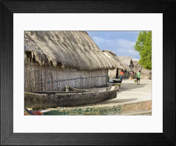 Framed Print : Thatched hut, Wichub-Wala Island, Comarca de Kuna Yala, San Blas Islands Framed Print : Thatched hut, Wichub-Wala Island, Comarca de Kuna Yala, San Blas Islands