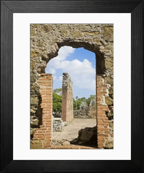 Framed Print : Ruins of Panama Viejo, UNESCO World Heritage Site, Panama City, Panama, Central America