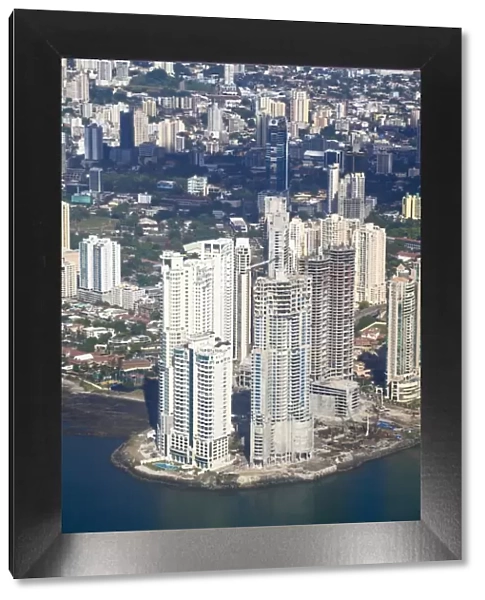 Aerial view of city, Panama City, Panama, Central America