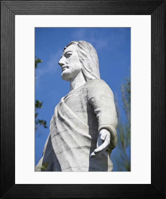 Framed Print : Statue of Jesus Christ, Park Naciones Unidas El Pichacho (United Nations Park) Framed Print : Statue of Jesus Christ, Park Naciones Unidas El Pichacho (United Nations Park)