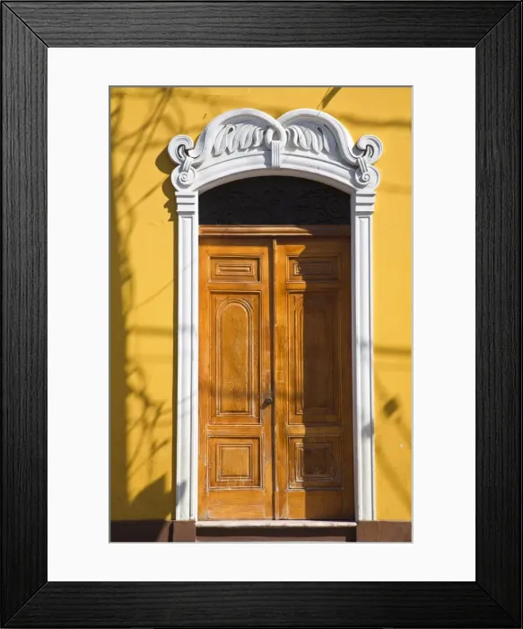 Framed Print : Door, Park Colon (Park Central), Granada, Nicaragua, Central America Framed Print : Door, Park Colon (Park Central), Granada, Nicaragua, Central America