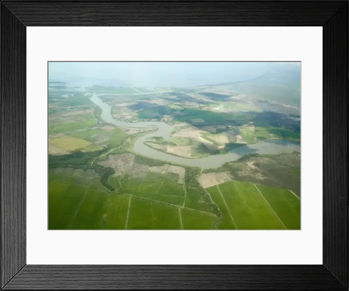 Framed Print : Arial view of countryside near Managua, Nicaragua, Central America Framed Print : Arial view of countryside near Managua, Nicaragua, Central America