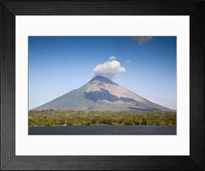Framed Print : Conception Volcano, Ometepe Island, Nicaragua, Central America Framed Print : Conception Volcano, Ometepe Island, Nicaragua, Central America
