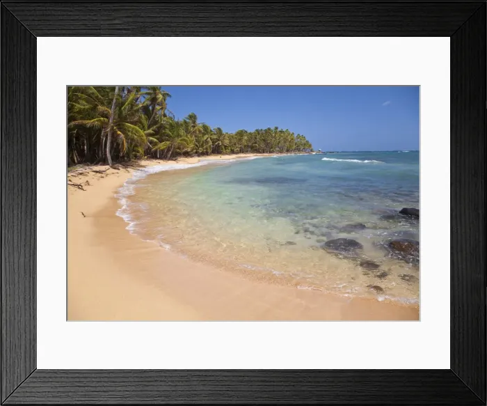 Framed Print : Beach near Garret Point, Little Corn Island, Corn Islands, Nicaragua, Central America