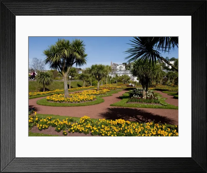 Framed Print : Abbey Park Gardens in spring, Torquay, Devon, England, United Kingdom, Europe Framed Print : Abbey Park Gardens in spring, Torquay, Devon, England, United Kingdom, Europe