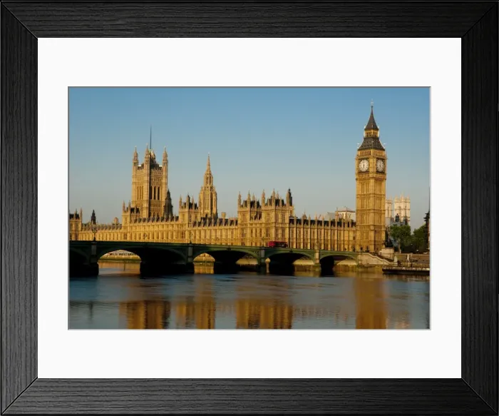 Framed Print : Houses of Parliament and Big Ben, UNESCO World Heritage Site, Westminster Framed Print : Houses of Parliament and Big Ben, UNESCO World Heritage Site, Westminster