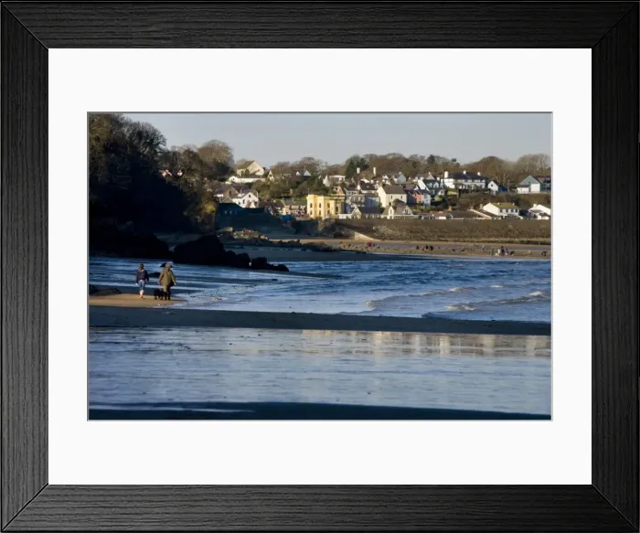 Framed Print : Saundersfoot, Dyfed, Wales, United Kingdom, Europe