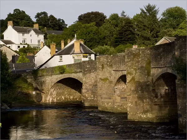 Bridge over the River Usk, Crickhowell, Powys, Wales, United Kingdom, Europe