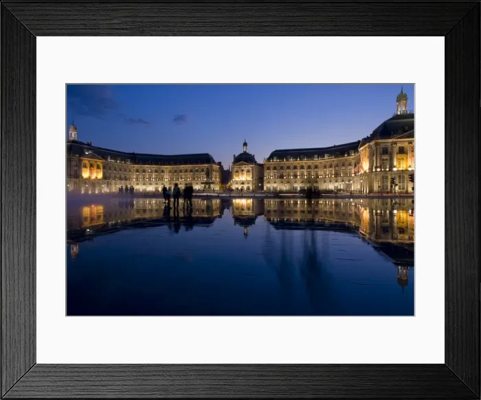 Framed Print : Place de la Bourse at night, Bordeaux, Aquitaine, France, Europe Framed Print : Place de la Bourse at night, Bordeaux, Aquitaine, France, Europe