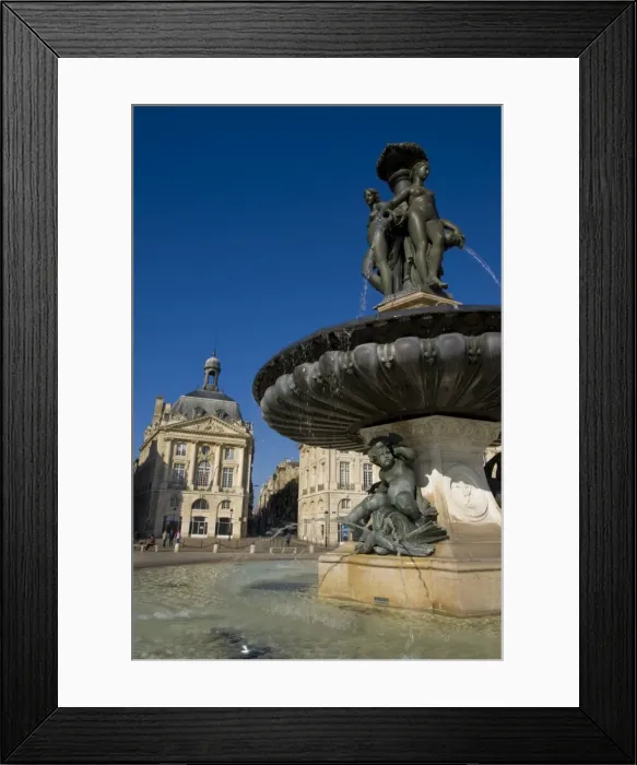 Framed Print : Place de la Bourse, Bordeaux, Aquitaine, France, Europe Framed Print : Place de la Bourse, Bordeaux, Aquitaine, France, Europe