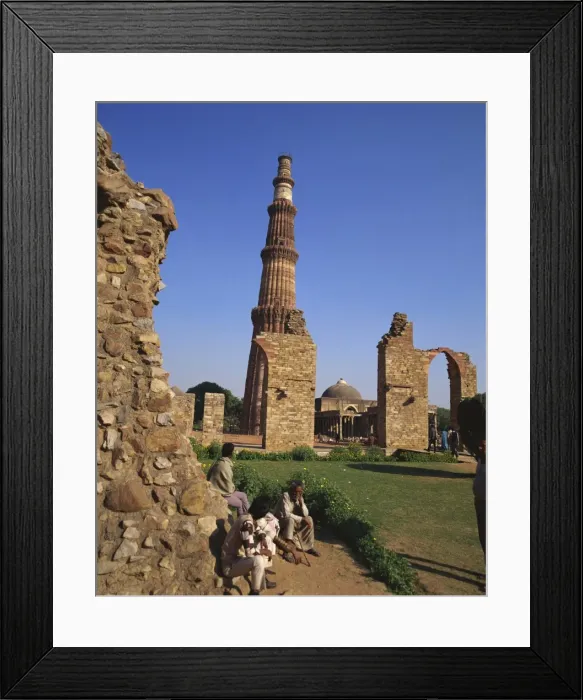 Framed Print : Qutb Minar, UNESCO World Heritage Site, Delhi, India, Asia Framed Print : Qutb Minar, UNESCO World Heritage Site, Delhi, India, Asia