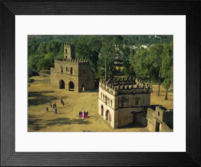 Framed Print : The Royal Enclosure, with wedding party, Gondar, Ethiopia, Africa Framed Print : The Royal Enclosure, with wedding party, Gondar, Ethiopia, Africa
