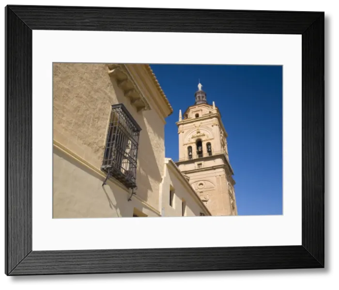Framed Print : View from below to tower of the cathedral, Guadix, Granada, Andalucia (Andalusia) Framed Print : View from below to tower of the cathedral, Guadix, Granada, Andalucia (Andalusia)