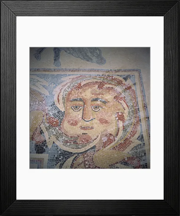 Framed Print : Detail of 6th century AD mosaic in Apostles Church, Madaba, Jordan, Middle East Framed Print : Detail of 6th century AD mosaic in Apostles Church, Madaba, Jordan, Middle East