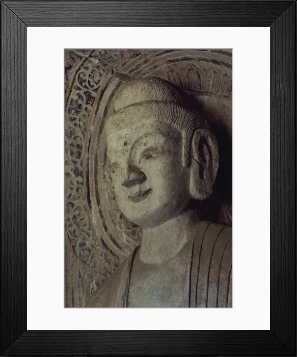 Framed Print : Buddha, Cave N. 3, one of the earliest at Longmen, completed between 641 and 650 AD Framed Print : Buddha, Cave N. 3, one of the earliest at Longmen, completed between 641 and 650 AD
