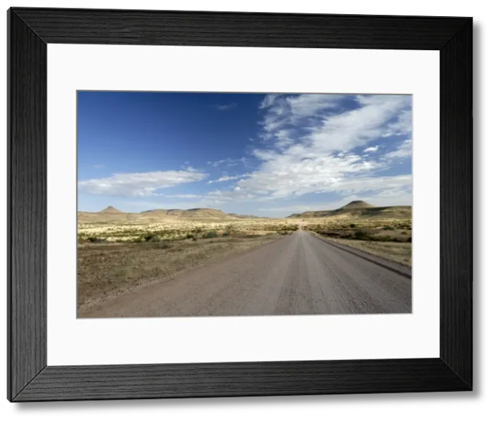 Framed Print : Road leading through Kaokoland, Namibia, Africa Framed Print : Road leading through Kaokoland, Namibia, Africa