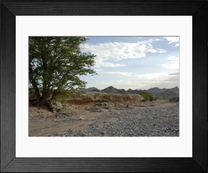 Framed Print : Riverbed of the Hoanib River, near Sesfontein, Kaokoland, Namibia, Africa Framed Print : Riverbed of the Hoanib River, near Sesfontein, Kaokoland, Namibia, Africa
