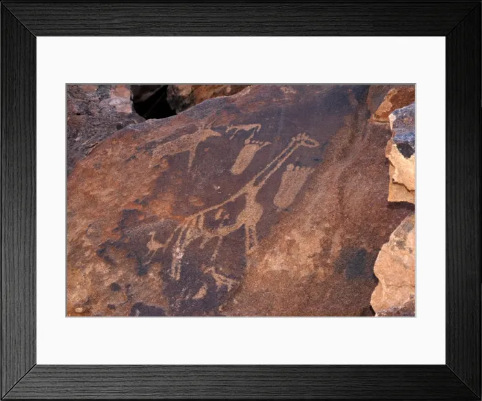 Framed Print : Rock engravings, UNESCO World Heritage Site, Twyfelfontein, Namibia, Africa Framed Print : Rock engravings, UNESCO World Heritage Site, Twyfelfontein, Namibia, Africa