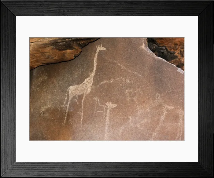 Framed Print : Rock engravings, UNESCO World Heritage Site, Twyfelfontein, Namibia, Africa Framed Print : Rock engravings, UNESCO World Heritage Site, Twyfelfontein, Namibia, Africa