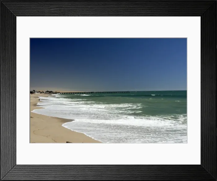 Framed Print : Beach at Swakopmund, Namibia, Africa Framed Print : Beach at Swakopmund, Namibia, Africa