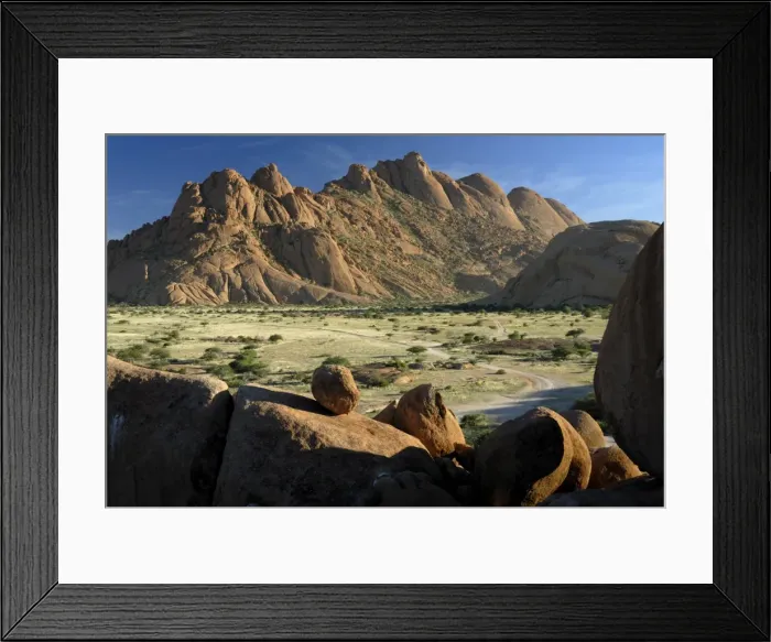 Framed Print : Spitskoppe mountains, Damaraland, Namibia, Africa Framed Print : Spitskoppe mountains, Damaraland, Namibia, Africa