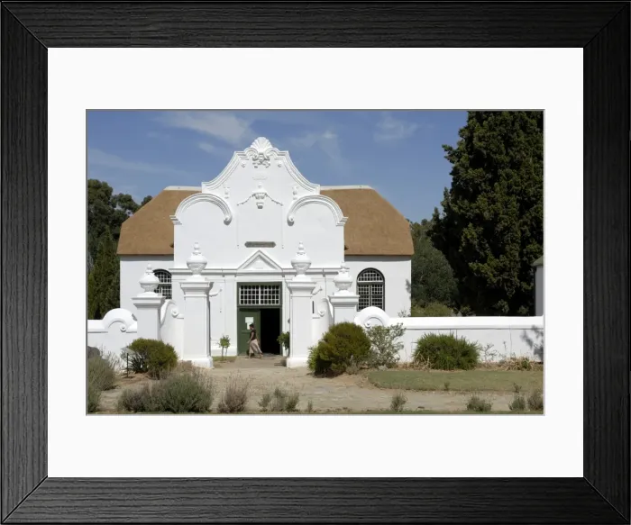 Framed Print : Oldest church in South Africa built in 1743, Tulbach, South Africa, Africa