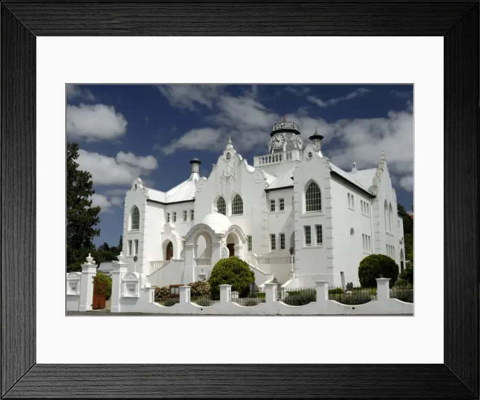 Framed Print : Church, Swellendam, South Africa, Africa Framed Print : Church, Swellendam, South Africa, Africa