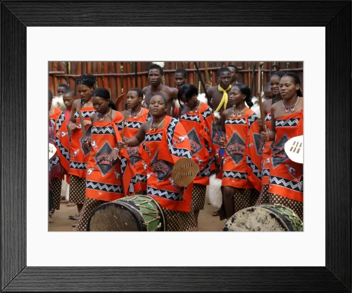 Framed Print : Mantenga Swazi Cultural Village, Swaziland, Africa Framed Print : Mantenga Swazi Cultural Village, Swaziland, Africa