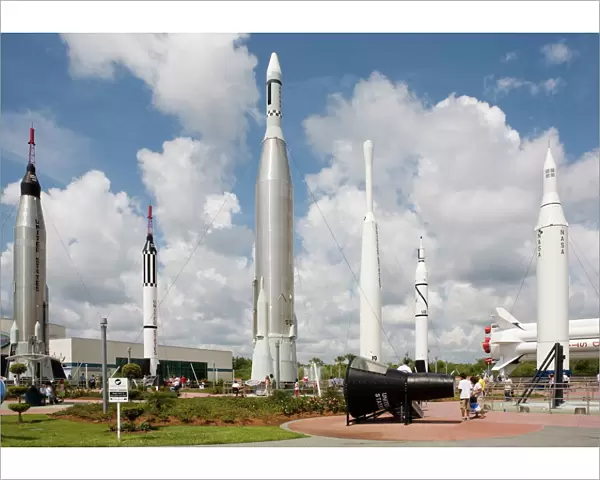 Rocket Garden at the Kennedy Space Center, Cape Canaveral, Florida, United States of America
