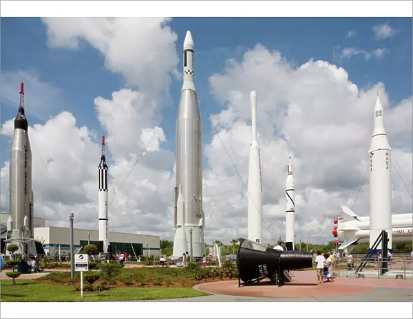 Rocket Garden at the Kennedy Space Center, Cape Canaveral, Florida, United States of America