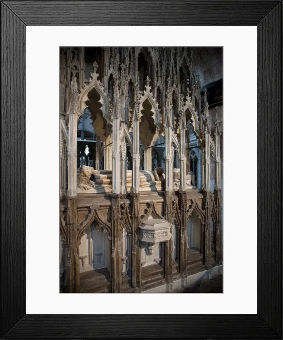 Framed Print : Tomb of King Edward II, died 1327, Gloucester Cathedral, Gloucester, Gloucestershire Framed Print : Tomb of King Edward II, died 1327, Gloucester Cathedral, Gloucester, Gloucestershire