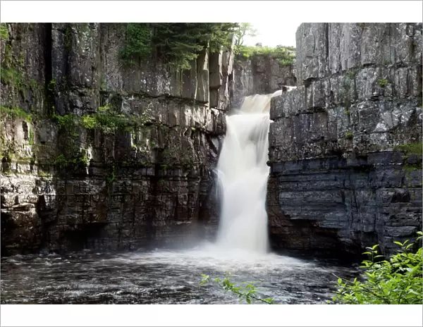 High Force Waterfall, 70 feet (21 m) high, Upper Teesdale, County Durham