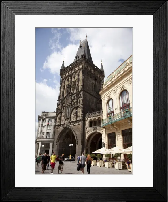 Framed Print : Powder Tower (Prasna brana), Prague, Czech Republic, Europe Framed Print : Powder Tower (Prasna brana), Prague, Czech Republic, Europe