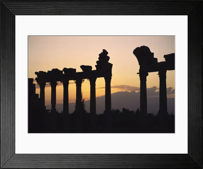 Framed Print : Columns in public building, probably the Court of Justice, Baalbek, UNESCO World Heritage Site Framed Print : Columns in public building, probably the Court of Justice, Baalbek, UNESCO World Heritage Site