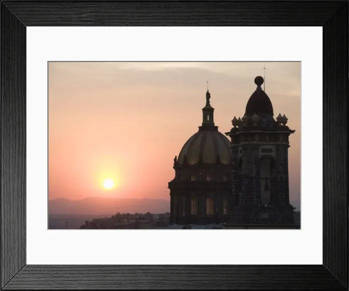 Framed Print : Sunset behind the Templo de la Concepcion, a chuch in San Miguel de Allende (San Miguel) Framed Print : Sunset behind the Templo de la Concepcion, a chuch in San Miguel de Allende (San Miguel)