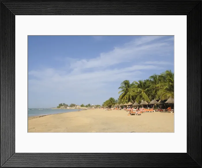 Framed Print : Beach at Saly, Senegal, West Africa, Africa Framed Print : Beach at Saly, Senegal, West Africa, Africa