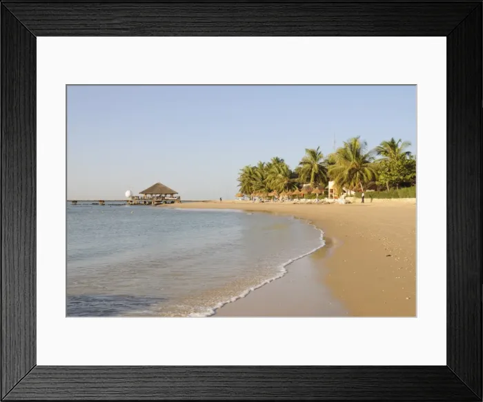 Framed Print : Beach at Saly, Senegal, West Africa, Africa Framed Print : Beach at Saly, Senegal, West Africa, Africa