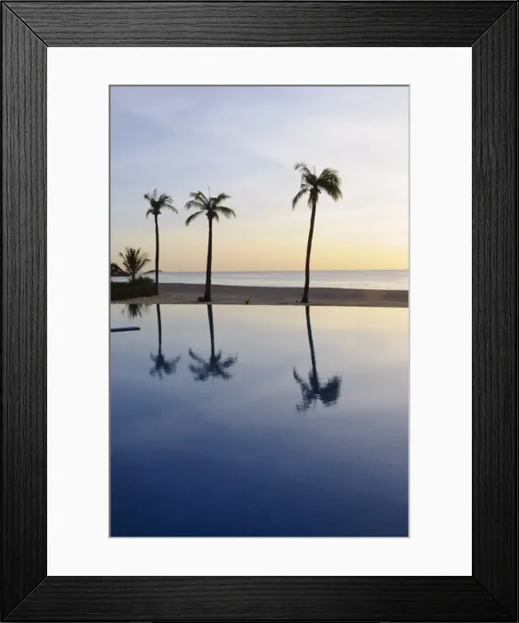 Framed Print : Reflections in a swimmimg pool, Sine Saloum Delta, Senegal, West Africa, Africa Framed Print : Reflections in a swimmimg pool, Sine Saloum Delta, Senegal, West Africa, Africa