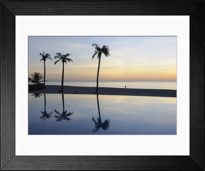 Framed Print : Reflections in a swimmimg pool, Sine Saloum Delta, Senegal, West Africa, Africa Framed Print : Reflections in a swimmimg pool, Sine Saloum Delta, Senegal, West Africa, Africa