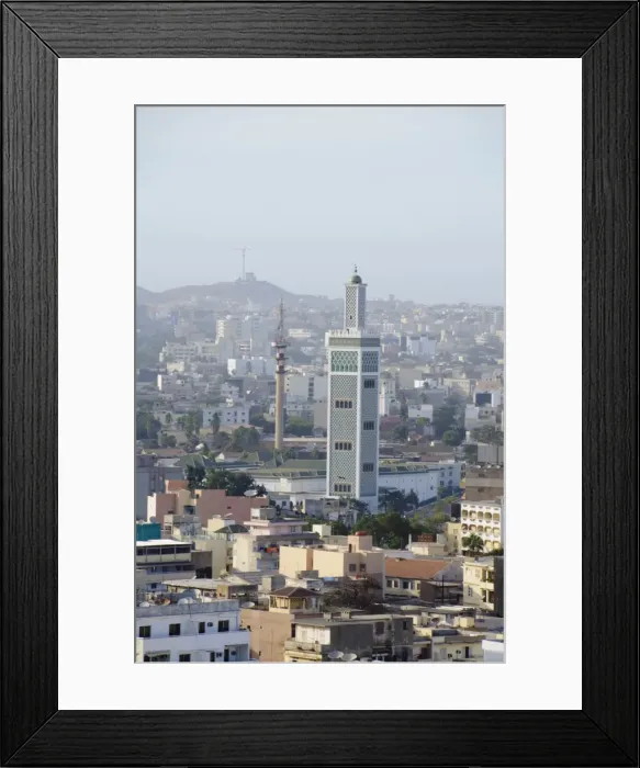 Framed Print : Mosque, Dakar, Senegal, West Africa, Africa Framed Print : Mosque, Dakar, Senegal, West Africa, Africa