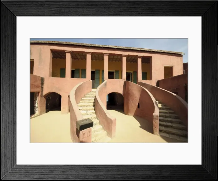 Framed Print : Maison des Esclaves (Slaves House), Goree Island, UNESCO World Heritage Site Framed Print : Maison des Esclaves (Slaves House), Goree Island, UNESCO World Heritage Site