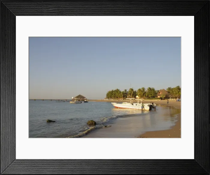 Framed Print : Beach at Saly, Senegal, West Africa, Africa Framed Print : Beach at Saly, Senegal, West Africa, Africa