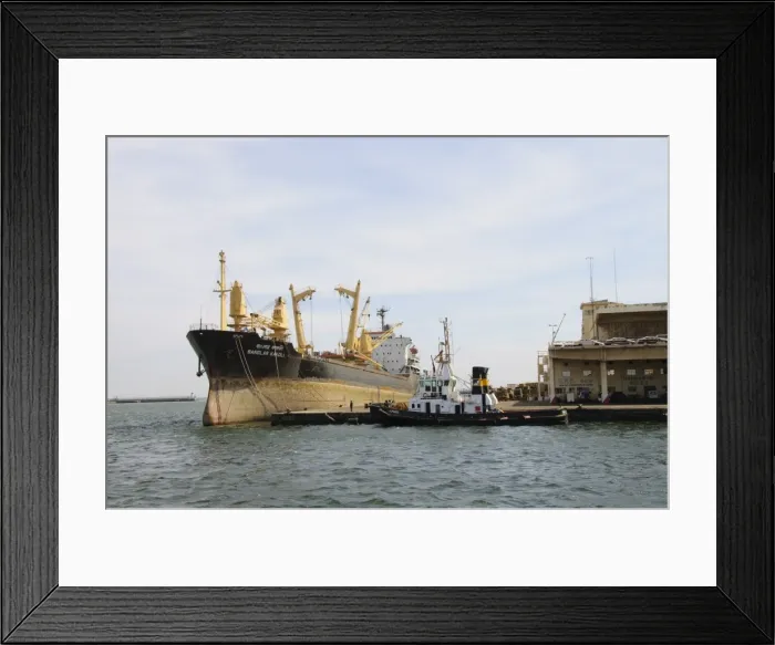 Framed Print : Port, Dakar, Senegal, West Africa, Africa Framed Print : Port, Dakar, Senegal, West Africa, Africa