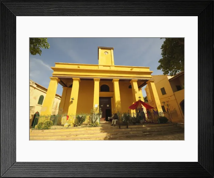 Framed Print : Church, St. Charles Barrome, Goree Island, near Dakar, Senegal, West Africa, Africa Framed Print : Church, St. Charles Barrome, Goree Island, near Dakar, Senegal, West Africa, Africa