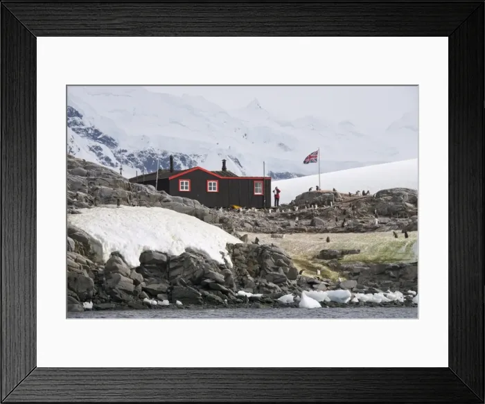 Framed Print : British Base and Post Office, Port Lockroy, Antarctic Peninsula, Antarctica Framed Print : British Base and Post Office, Port Lockroy, Antarctic Peninsula, Antarctica
