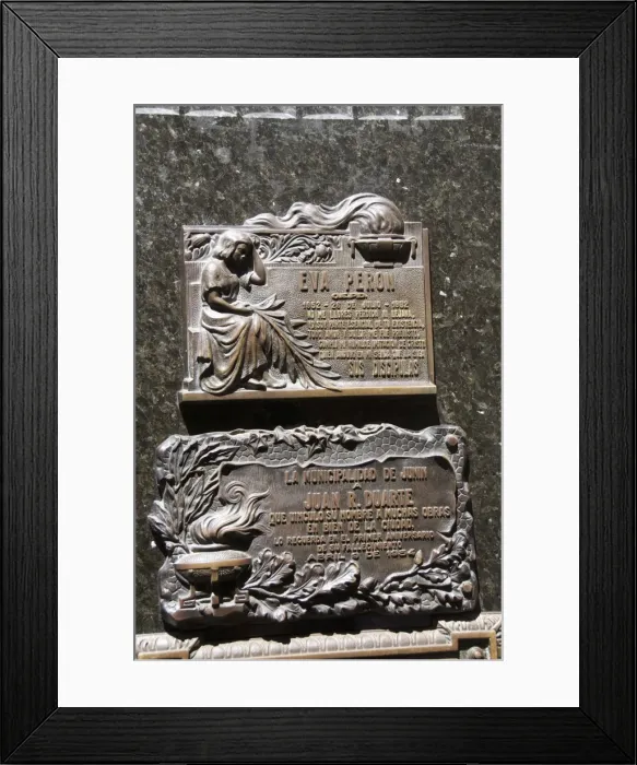 Framed Print : Eva Perons (Evita s) grave, Cementerio de la Recoleta, Cemetery in Recoleta Framed Print : Eva Perons (Evita s) grave, Cementerio de la Recoleta, Cemetery in Recoleta