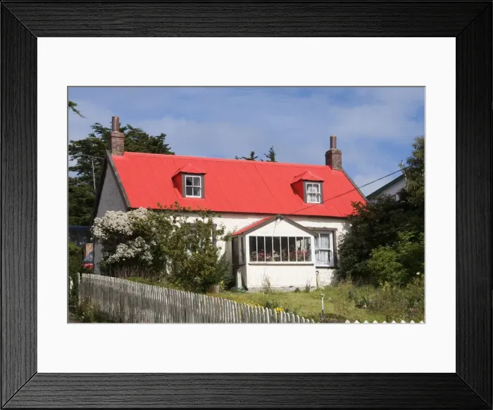 Framed Print : Port Stanley, Falkland Islands, South America Framed Print : Port Stanley, Falkland Islands, South America