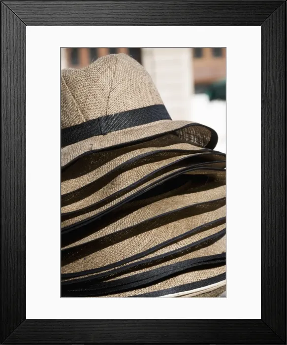 Framed Print : Hats, Montevideo, Uruguay, South America