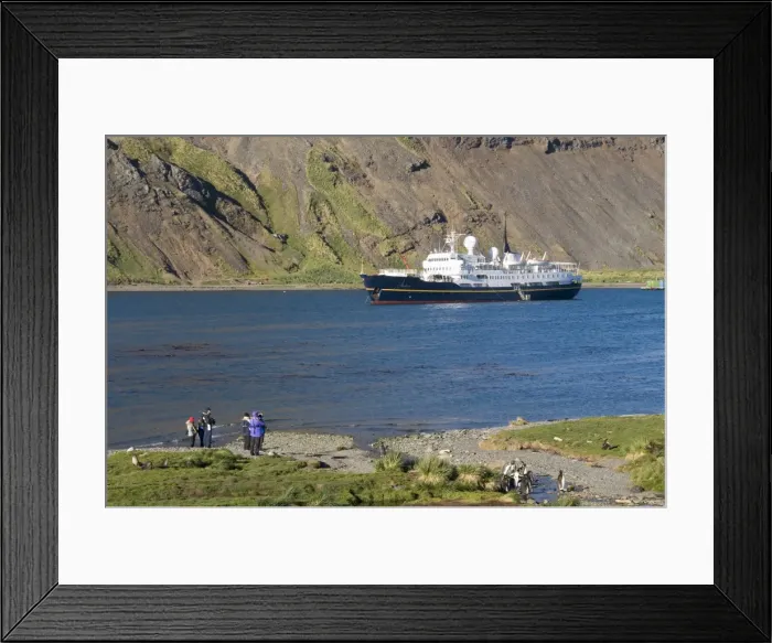 Framed Print : Grytviken, South Georgia, South Atlantic