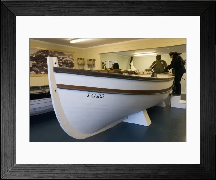 Framed Print : Replica of boat Shackleton used to cross from Elephant Island to South Georgia Framed Print : Replica of boat Shackleton used to cross from Elephant Island to South Georgia